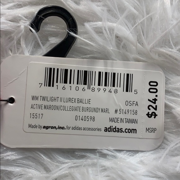 Adidas Women's Twilight II Lurex Ballie Beanie red - Picture 9 of 10